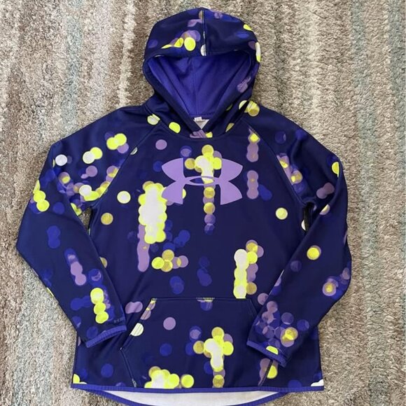 Under Armour Tops - Under Armour Purple Hooded Sweatshirt Women’s Loose Fit Small